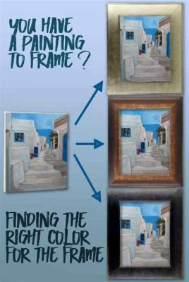 how to frame canvas art and the importance of choosing the right color palette