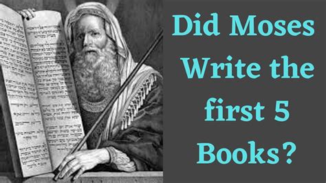 who wrote the first 5 books of the bible: Did ancient Israelites compose them?